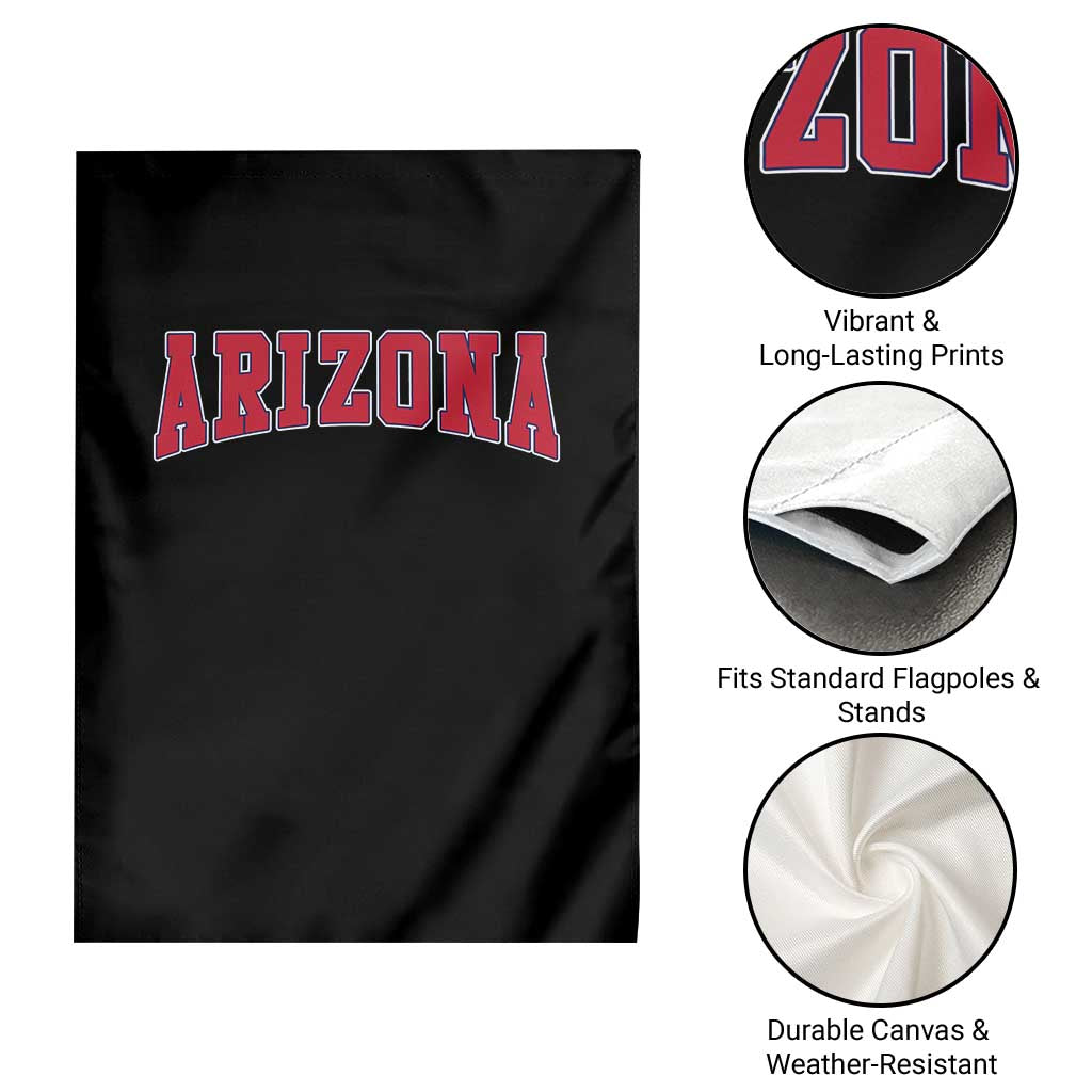 Arizona Sports Fan Vintage Bold Throwback AZ State Garden Flag