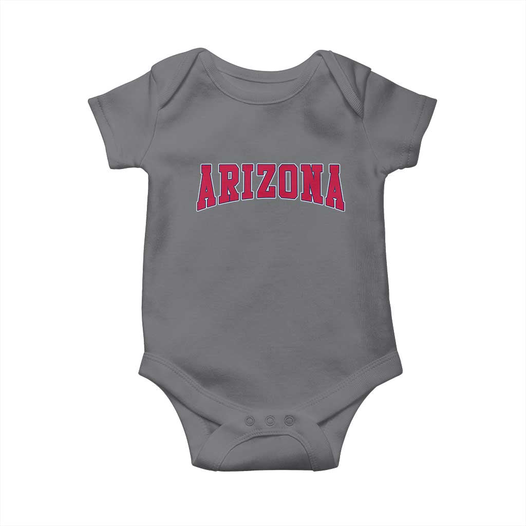 Arizona Sports Fan Vintage Bold Throwback AZ State Baby Onesie