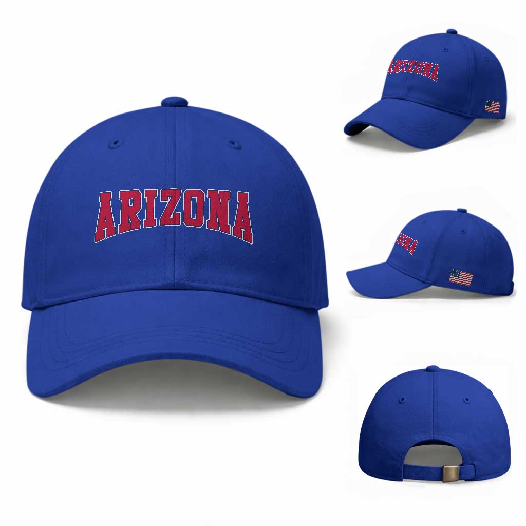 Arizona Sports Fan Vintage Bold Throwback AZ State Baseball Cap
