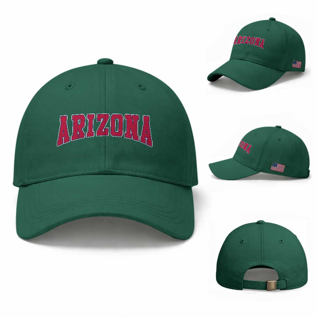 Arizona Sports Fan Vintage Bold Throwback AZ State Baseball Cap
