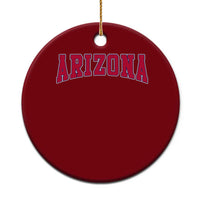 Arizona Sports Fan Vintage Bold Throwback AZ State Ceramic Ornament