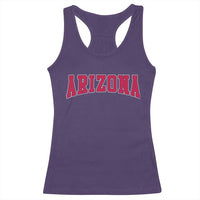 Arizona Sports Fan Vintage Bold Throwback AZ State Racerback Tank Top