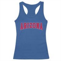 Arizona Sports Fan Vintage Bold Throwback AZ State Racerback Tank Top