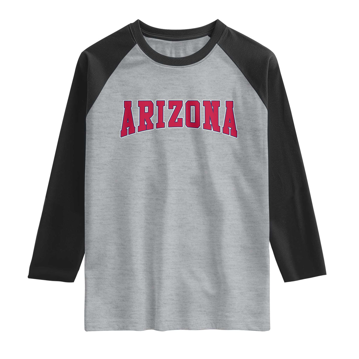 Arizona Sports Fan Vintage Bold Throwback AZ State Raglan Shirt