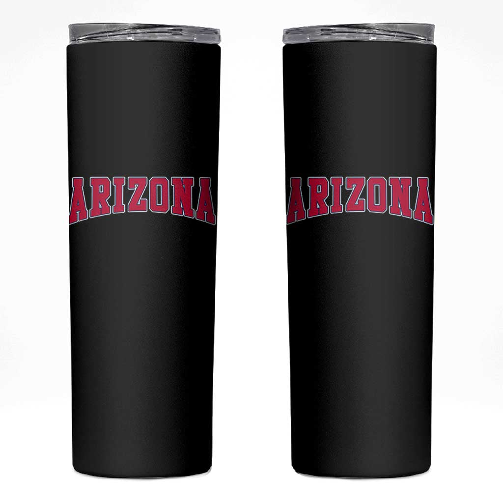 Arizona Sports Fan Vintage Bold Throwback AZ State Skinny Tumbler