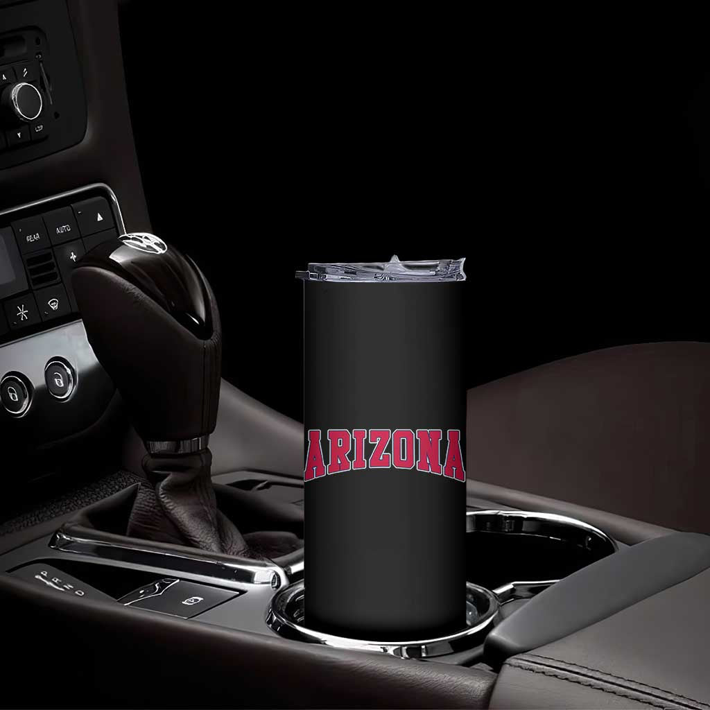 Arizona Sports Fan Vintage Bold Throwback AZ State Skinny Tumbler
