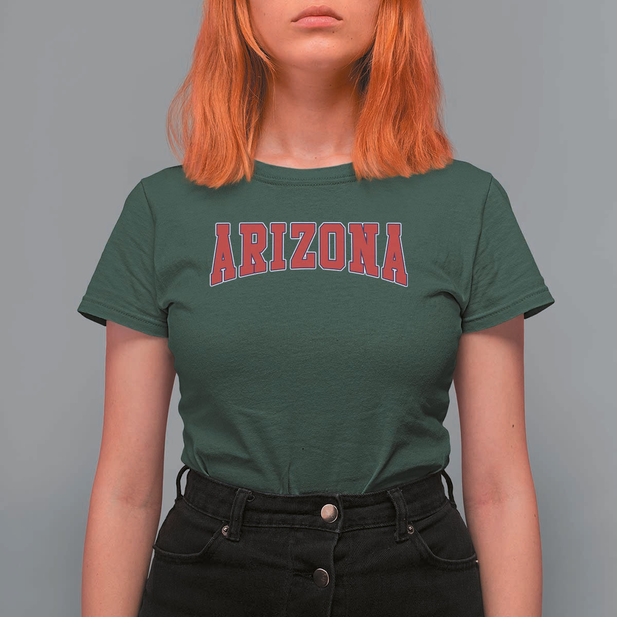 Arizona Sports Fan Vintage Bold Throwback AZ State T Shirt For Women