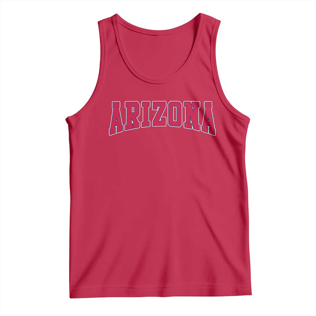 Arizona Sports Fan Vintage Bold Throwback AZ State Tank Top
