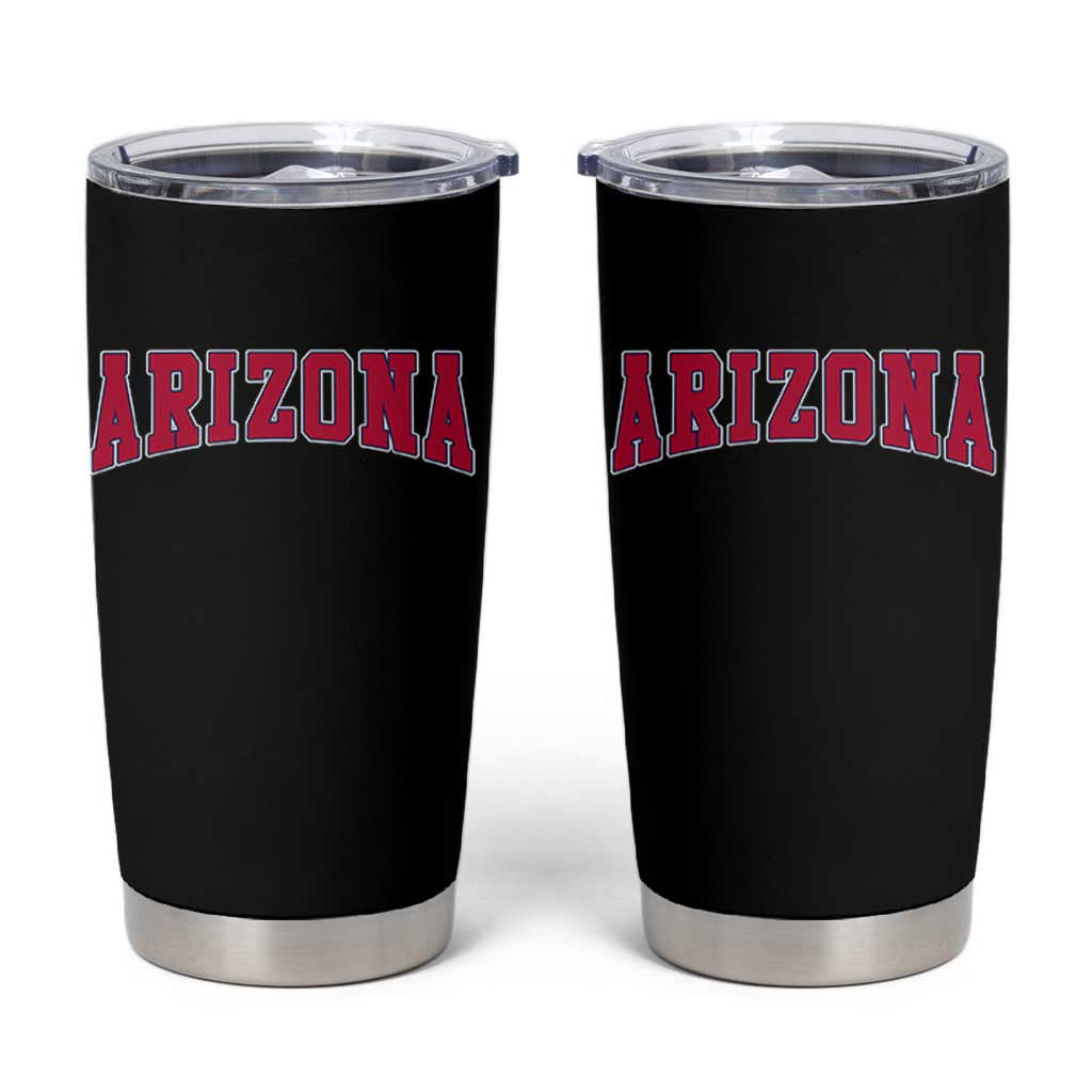 Arizona Sports Fan Vintage Bold Throwback AZ State Tumbler Cup