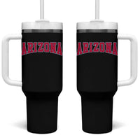 Arizona Sports Fan Vintage Bold Throwback AZ State Tumbler With Handle