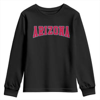 Arizona Sports Fan Vintage Bold Throwback AZ State Youth Sweatshirt