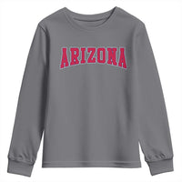 Arizona Sports Fan Vintage Bold Throwback AZ State Youth Sweatshirt
