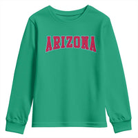 Arizona Sports Fan Vintage Bold Throwback AZ State Youth Sweatshirt