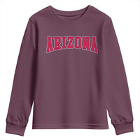 Arizona Sports Fan Vintage Bold Throwback AZ State Youth Sweatshirt