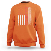 Illinois Pride Sweatshirt Vintage American Flag Distressed Varsity Aesthetic Letters IL State