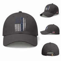 Husky Lover Sports Varsity Aesthetic Letters Vintage American Flag Baseball Cap