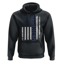 Husky Lover Sports Varsity Aesthetic Letters Vintage American Flag Hoodie