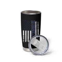 Husky Lover Sports Varsity Aesthetic Letters Vintage American Flag Tumbler Cup