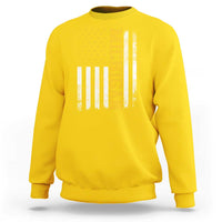 Michigan Pride Sweatshirt Vintage American Flag Distressed Varsity Aesthetic Letters MI State