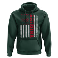 Arizona Pride Hoodie Vintage American Flag Distressed Varsity Aesthetic Letters AZ State