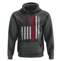 Arizona Pride Hoodie Vintage American Flag Distressed Varsity Aesthetic Letters AZ State