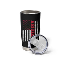 Arizona Pride Tumbler Cup Vintage American Flag Distressed Varsity Aesthetic Letters AZ State