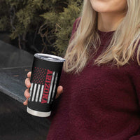 Arizona Pride Tumbler Cup Vintage American Flag Distressed Varsity Aesthetic Letters AZ State