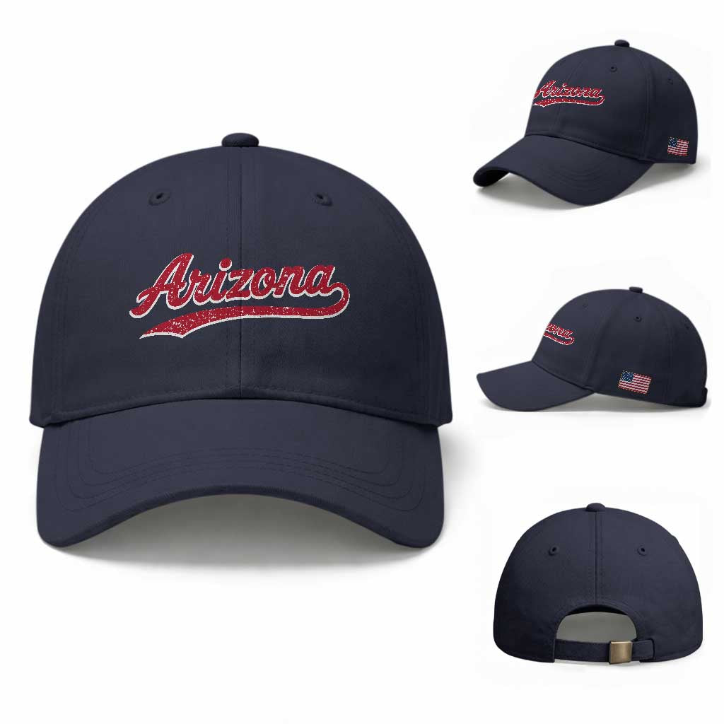 Arizona Varsity Script Classic Sports Jersey Style Baseball Cap