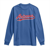 Arizona Varsity Script Classic Sports Jersey Style Long Sleeve Shirt