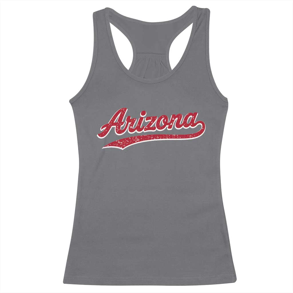 Arizona Varsity Script Classic Sports Jersey Style Racerback Tank Top