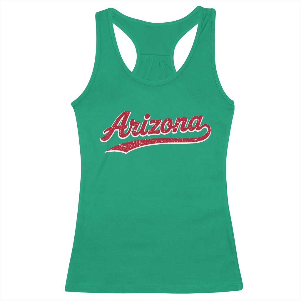 Arizona Varsity Script Classic Sports Jersey Style Racerback Tank Top