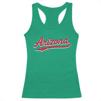 Arizona Varsity Script Classic Sports Jersey Style Racerback Tank Top