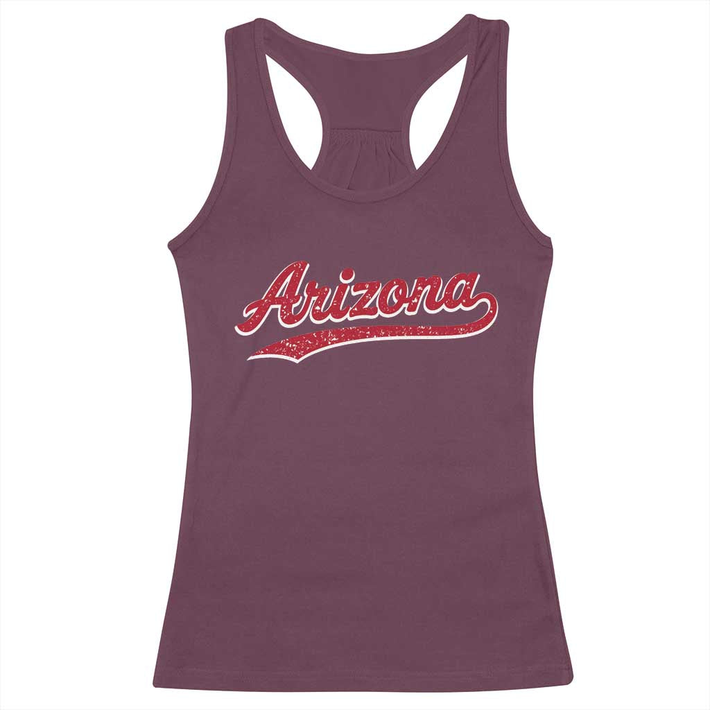 Arizona Varsity Script Classic Sports Jersey Style Racerback Tank Top