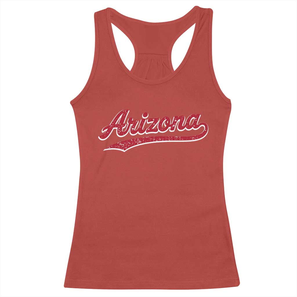 Arizona Varsity Script Classic Sports Jersey Style Racerback Tank Top