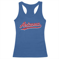 Arizona Varsity Script Classic Sports Jersey Style Racerback Tank Top