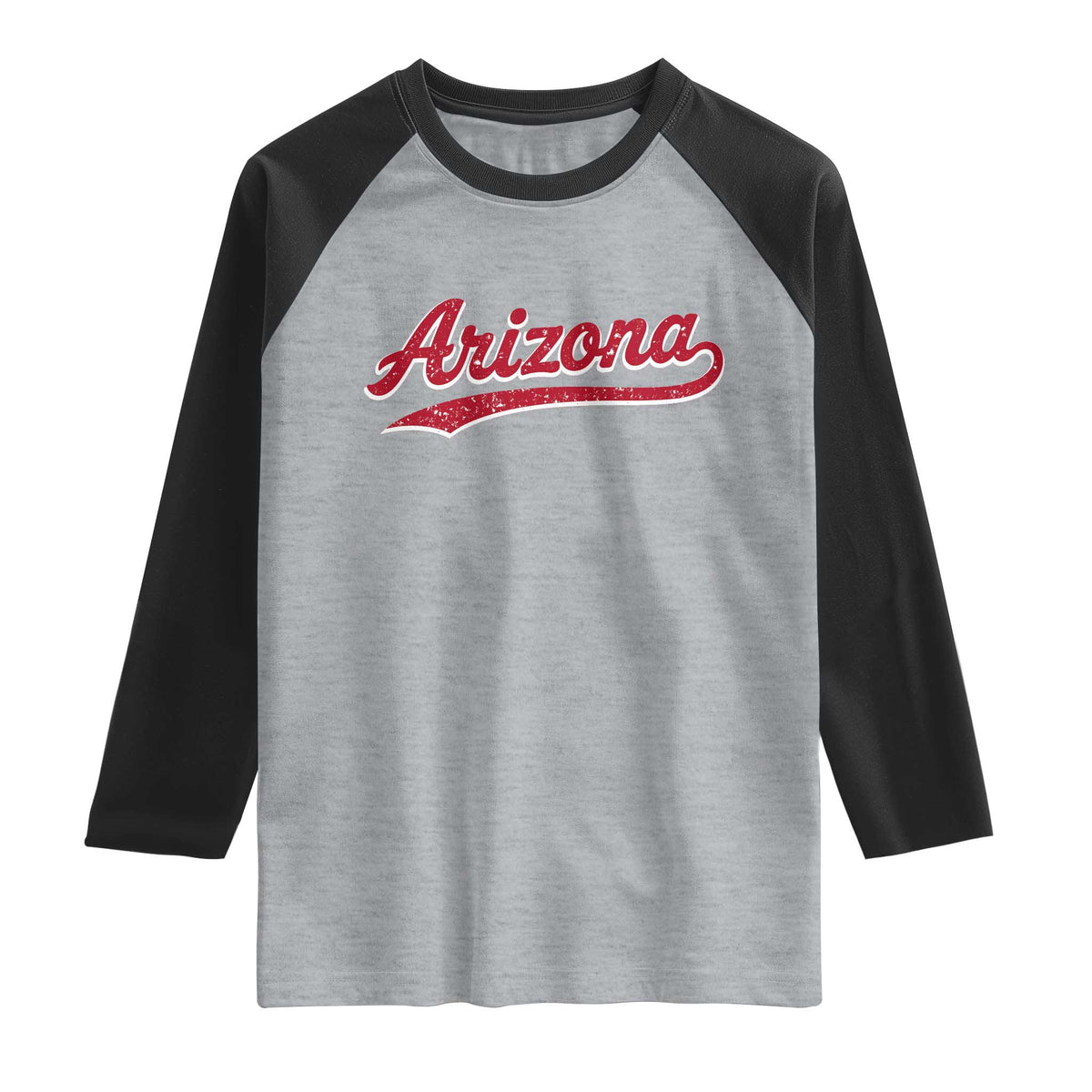 Arizona Varsity Script Classic Sports Jersey Style Raglan Shirt