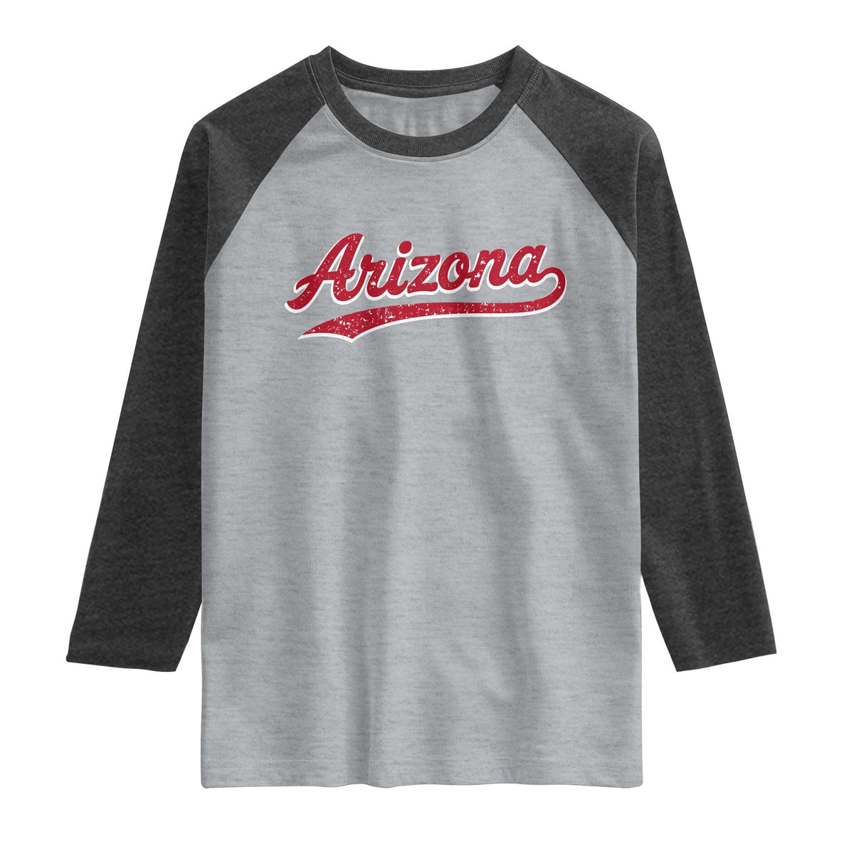 Arizona Varsity Script Classic Sports Jersey Style Raglan Shirt