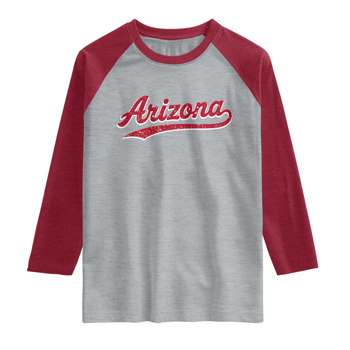 Arizona Varsity Script Classic Sports Jersey Style Raglan Shirt