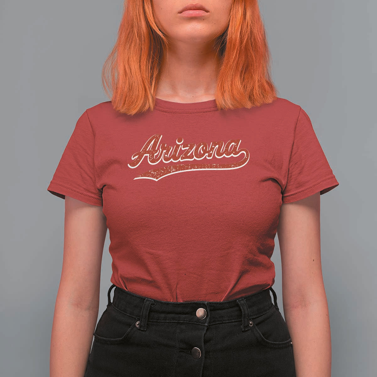Arizona Varsity Script Classic Sports Jersey Style T Shirt For Women
