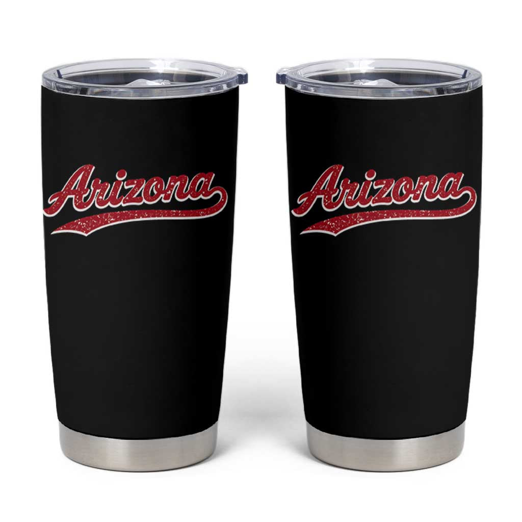 Arizona Varsity Script Classic Sports Jersey Style Tumbler Cup