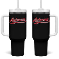 Arizona Varsity Script Classic Sports Jersey Style Tumbler With Handle