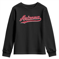 Arizona Varsity Script Classic Sports Jersey Style Youth Sweatshirt