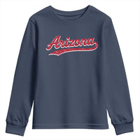 Arizona Varsity Script Classic Sports Jersey Style Youth Sweatshirt