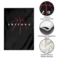 Arizona Fan Basketball Grooves Graphic AZ State Garden Flag