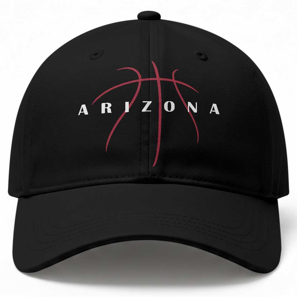 Arizona Fan Basketball Grooves Graphic AZ State Baseball Cap