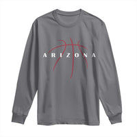 Arizona Fan Basketball Grooves Graphic AZ State Long Sleeve Shirt