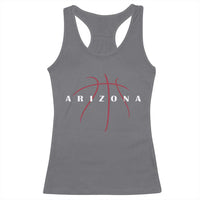 Arizona Fan Basketball Grooves Graphic AZ State Racerback Tank Top
