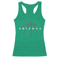 Arizona Fan Basketball Grooves Graphic AZ State Racerback Tank Top