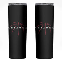 Arizona Fan Basketball Grooves Graphic AZ State Skinny Tumbler