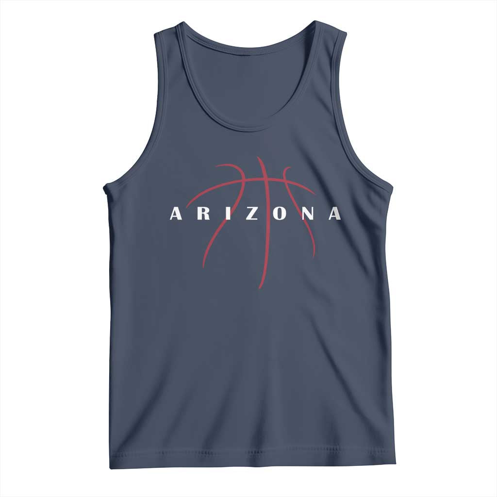 Arizona Fan Basketball Grooves Graphic AZ State Tank Top
